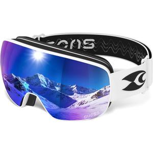 suoso Kids Ski Goggle, kids Snowboard Goggles for Boys and Girls Youth Teens Age 5-14