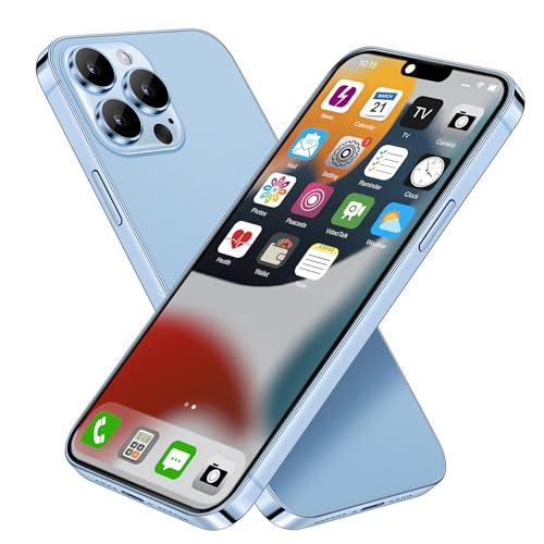 Dummy Fake Phone Model, Looks Like The Real Phone Compatible with Phone 13 Pro max, for Cell Phone Store Display or Send a Toy Phone 13 Promax for Kids (Blue Colorscreen)