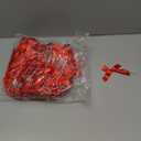 Taiyin 200 Pcs Twist Tie Bows 2.6'' mini Satin Ribbon Bows for Treat Bags Crafts, Gift Wrapping, Candy Bags, Christmas, DIY, Wedding, Party Present Decoration (Red)