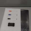 Magnetic Fridge White Board Paper, 8" x 12" 2 Pack Small Dry Erase Board Sheet for Organizer and Planner, Kitchen Refrigerator Whiteboard for Family to-do List, Includes Markers and Eraser