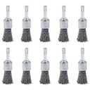 WUBOECE 10PCS Wire Brush for Drill, High Carbon Steel Wire Drill Brush Wire Brush, Metal Wire Brush for Drill with 1/4" Hex Shank, Skilled in Handling Metal & Nonmetal Surfaces