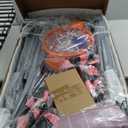 Basketball Arcade Game Indoor, Electronic Basketball Game Dual Shot with 8 Game Modes, LCD Score Display, and 4 Rubber Balls, Basketball Indoor Arcade Game for Home, Pink