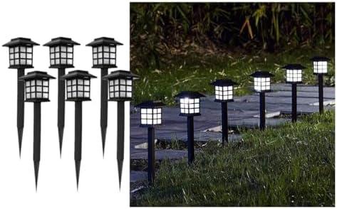 NEWOTE Solar Outdoor Garden Lawn Landscape Lights 10Pack Waterproof, Outside LED Decorative Lights Landscape Lighting for Yard Patio Driveway Garden (White)
