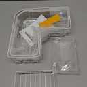 YASONIC Corner Adhesive Shower Caddy, with Soap Holder and 12 Hooks, Rustproof Stainless Steel Bathroom Organizer, No Drilling Wall Mounted Rack, White, 3-Pack