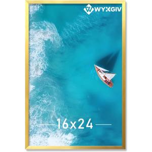Gold 16x24 Picture Frame Lightweight yet Durable Frame Wall Hanging