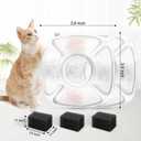 24 Pcs Cat Fountain Replacement Filters 12 Pack Cat Water Fountain Replacement Filters with 12 Pack Pre-Filter Sponges, Pet Fountain Filter Fit for 95oz/2.8L Automatic Pet Fountain Cat Water Fountain