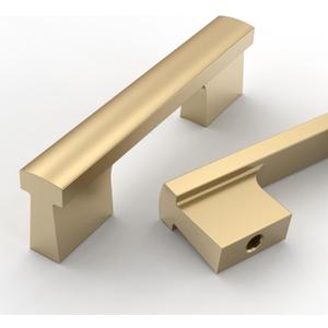 Asidrama 10 Pack 3 Inch(76mm) Champagne Bronze Cabinet pulls Kitchen Cabinet Handles, Kitchen Cabinet Hardware for Cupboard Drawer Pulls