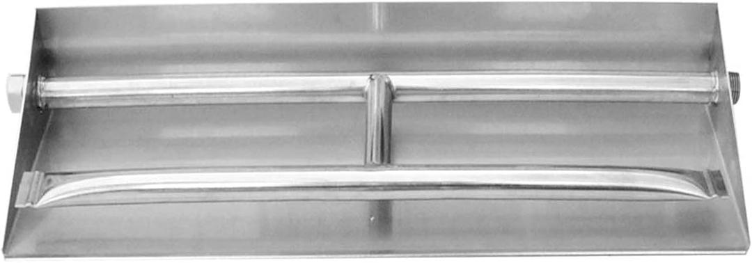 Stanbroil Stainless Steel Dual Fireplace Burner Pan, 14.5 Inches