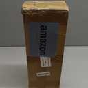 Curtain Rods for Windows 16 to 120 Inches, Curtain Rod Max Adjustable Length of 132 IN, 1" Diameter Drapery Rods Round Finials, Brown, Pack of 2