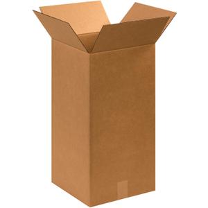 BOX USA Shipping Boxes Medium 12"L x12"W x 24"H 25-Pack, Cardboard Box for Shipping, Moving, Mailing, Packing, Packaging and Storage