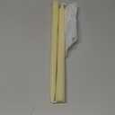 8'' Natural White Beeswax Taper Candles Set of 2, DEYBBY Smokeless and Dripless Beeswax Candles, 8Hrs Burn Time