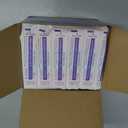 0.5ml Syringe with Cap, 31G 1/4" 6mm 1/2cc Syringes, Disposable Individual Package, Pack of 100