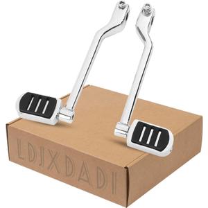 Heel Toe Shifter Lever Pegs,Front Rear Shift Peg Fit for Harley Touring Street Glide Road King Road Glide Electra Glide 1988-2024, FL Softail 1986-2017, Trike 2008-2024 Chrome