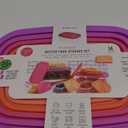 Kroger Core Plastic Food Storage Rectangle Bowl Set 14 Piece