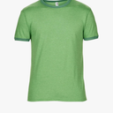 Anvil Mens Plain Lightweight Ringer T-Shirt (S)