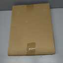 2 Sets Magnetic Thermal Insulated Curtains for 38" x 83" Doors with Clear Window Winter Thicken Quilted Oxford Cotton Waterproof Door Cover for Cold Weather(Grid, Transparent Gray)