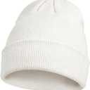 ZOORON Toddler Beanie Baby Boys Girls Beanies Kids Winter Hats Children Knit Warm Caps Soft Ski Hat (0-5T, 1-white)