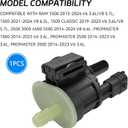Vapor Canister Purge Valve EVAP Canister Purge Solenoid Valve Compatible with Ram 1500 Dodge Challenger Durango Grand Cherokee Pacifica 4627694AA(AB) 911410 Replacement Emission Canister Kit