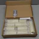 Flameless Candles Real Wax Realistic Pillar Candles, 9 Packs Battery Operated LED Candles with Remote Timer, Ideal for Halloween Home Decor IvoryD 1.6"*H 4" 4.5" 5.5"