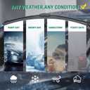 Windshield Wiper for Jeep Grand Cherokee 1993-1998Grand Wagoneer 1993,20"+20" Replace Front Windshield Wiper Blades J&U-hook (2-Pack)