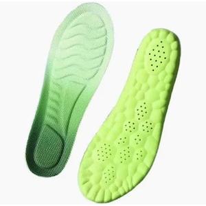 Massage Insoles,Insoles for Men Women,4D Foam Insole, Massage Insole,Memory Foam with Arch Surpport,Fits All Shoe Types (Green, Men 910/Women 1011)