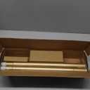 KAMANINA Antique Gold Curtain Rods for Windows 48 to 84 Inches, 1 Inch Curtain Rod 32 to 86 inch(2.6-7.1ft), Single Drapery Rods with Square Finials