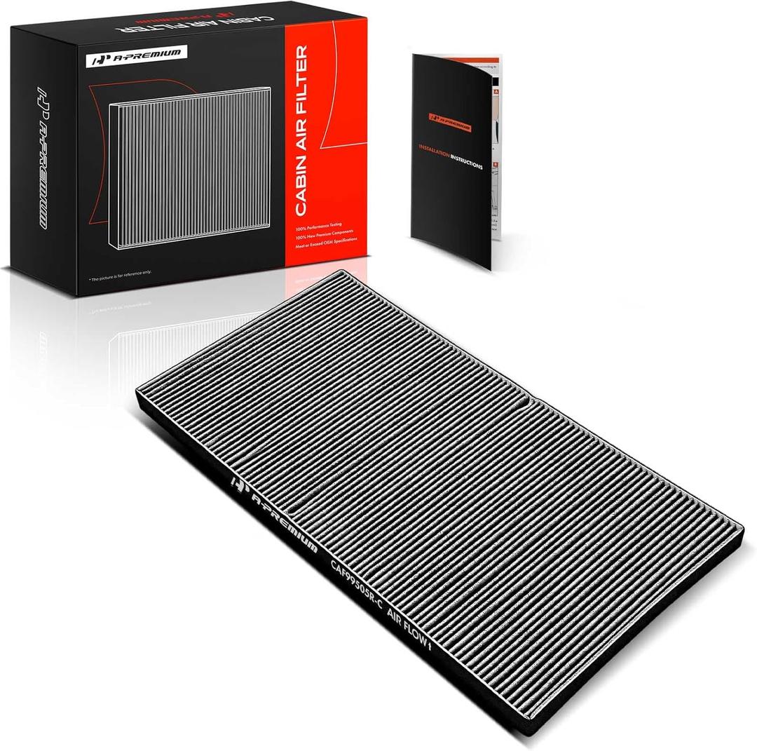 Under Hood Cabin Air Filter w/Activated Carbon Compatible with Tesla S 2016-2023, Located Under Hood, Replace# 1059333