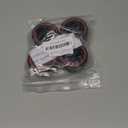 4Pack ShareGoo OD 2.44" RC Drift Tires Set,RC Hard Plastic Tyres & Wheel Rims 12mm Hex Compatible with Traxxas HSP Tamiya Kyosho HPI Redcat 1/10 On-Road Racing Drifting RC Car