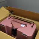 simplehuman Hybrid Step Can, 45 Liter / 12 Gallon Rectangular Kitchen Trash Can, Wide Stable Base with Long-Lasting Steel Pedal, Neat and Secure Liner Rim with Built-in Liner Pocket, Blush Plastic