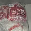 Capoda 6 Pcs Christmas Table Decorations Wooden Christmas Table Centerpieces Xmas Snowman Santa Claus Gnome Signs Merry Xmas Toppers for Holiday Party Supplies(Red, White)