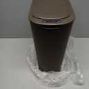 Cesun Bathroom Trash Can with Lid, 5 Gallon Motion Sensor Trash Can, Small Automatic Garbage Can, Touchless Smart Plastic Slim Wastebasket for Bedroom, Office, rv, Living Room, Brown