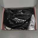 FLUFYMOOZ 9PCS Clip-in Hair Extensions 22 Inch Curly Hair Extension Long Soft Synthetic Hairpieces for Women (Black)