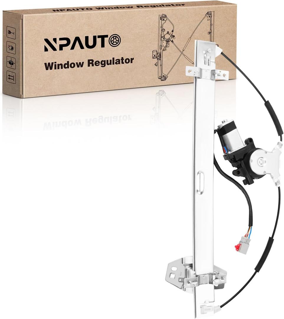 Front Driver Side Power Window Regulator with Motor Assembly Replacement for Honda Pilot 2003 2004 2005 2006 2007 2008, Left, 748-129