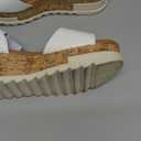 DREAM PAIRS Women's Open Toe Ankle Strap Casual Flatform Platform Wedges Sandals (7, White-2)