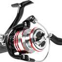 Wofhbey Spinning Reel, Ultralight Surf Fishing Reel, 17.6 lbs Max Drag Power, 5.2:1 Gear Ratio, 7+1 Ball Bearings, Perfect for Saltwater Freshwater Ice Fishing, Shadowcaster-3000
