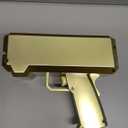 Money Gun Make It Rain Toy Gun Spary Prop Paper Fake Gun, Handheld Money Shooter Gun Cash Cannon Money Thrower Gun for Movies Party Supplies (Gold)