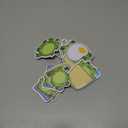 Yinder 24 Pads Cute Sticky Notes Fun Kawaii Animal Sticky Notes Pads Bulk Cartoon Memo Self Adhesive Gift for Valentines Veterinary Office School Tab Party Supplies(Frog)