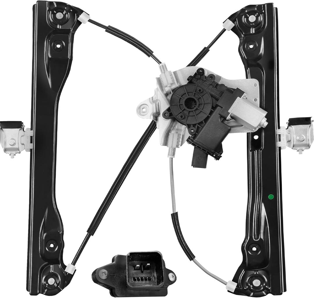 Front Driver Side Power Window Regulator (7 Pins) Fit for 2011-2015 Chevrolet Chevy Cruze, 2016 Chevy Cruze Limited, with Auto Up and Down, with Motor, 748-974, Front Left