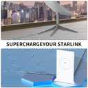 75FT/23M Starlink Cable Extension Kit - Waterproof Gray with End Caps, Replacement Satellite Cable for Starlink Rectangular Satellite V2 - Essential Starlink Accessories (23m)