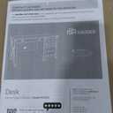 Sauder Carson Forge Vintage Rustic Computer Desk for Home Office with Drawers, in Washington Cherry