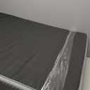 Tri-Folding Mattress, 3 Inch Portable Folding Mattress Topper with a Collapsible and Washable Cover, Portable Floor Bed for Travel, Fold Up Guest Bed, Camping and Yoga (Full, Gray)