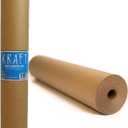 Kraft Brown Paper Roll 30" x 2,400" (200 ft) 100% Recyclable Craft Construction and Packing Paper for Use in Moving and Bulletin Board Backing