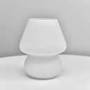 W&A Home Decor New York Multicolor Led Glass Mushroom Lamp