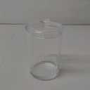 ForPro Professional Collection Acrylic Apothecary Jar with Lid, 60 Oz Storage Container for Bathroom, Kitchen and Office, 7.75" x 5"