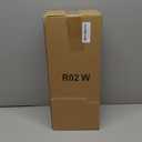 Umbrella Stand Rack for Entryway, Free Standing Metal Umbrella Holder, Round Umbrella Organizer Bin with 3 Hooks for Long Short Umbrella, Walk Stick, Home Office Indoor, 17 x 7 Inch, White