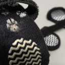 EXPAWLORER 6Pcs Anti Slip Dog Socks to Prevent Licking Paws, Dog Shoes for Hot Pavement Double Sides Dog Boots & Paw Protectors Booties for Hardwood Floors with Grip Small Medium Large Senior Dogs, XS (Black)