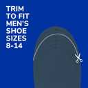 Dr. Scholls Energizing Comfort Mens Everyday Insoles with Massaging Gel - Clinically Proven, All-Day Energy and Comfort Inserts with Patented Triple Gel Design - Shock Absorbing, Arch Support