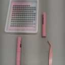 Wispy Lash Clusters Kit Natural Lash Extension Kit 9-12MM Cluster Eyelash Extensions Kit DIY Eyelash Extension Kit Individual Lashes Clusters Eyelash Extension with Lash Remover by TNFVLONEINS