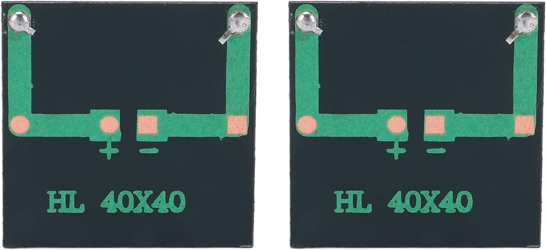Solar Cells, Mini Solar Panels Mini Solar Cells DIY Electric Toy Materials 2pcs 2V 210mA Micro Solar Panels Photovoltaic Cells Charger 40x40mm/1.6x1.6in