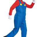 Disguise Nintendo Super Mario Costume for Kids, Deluxe Officially Licensed Super Mario Costume Medium